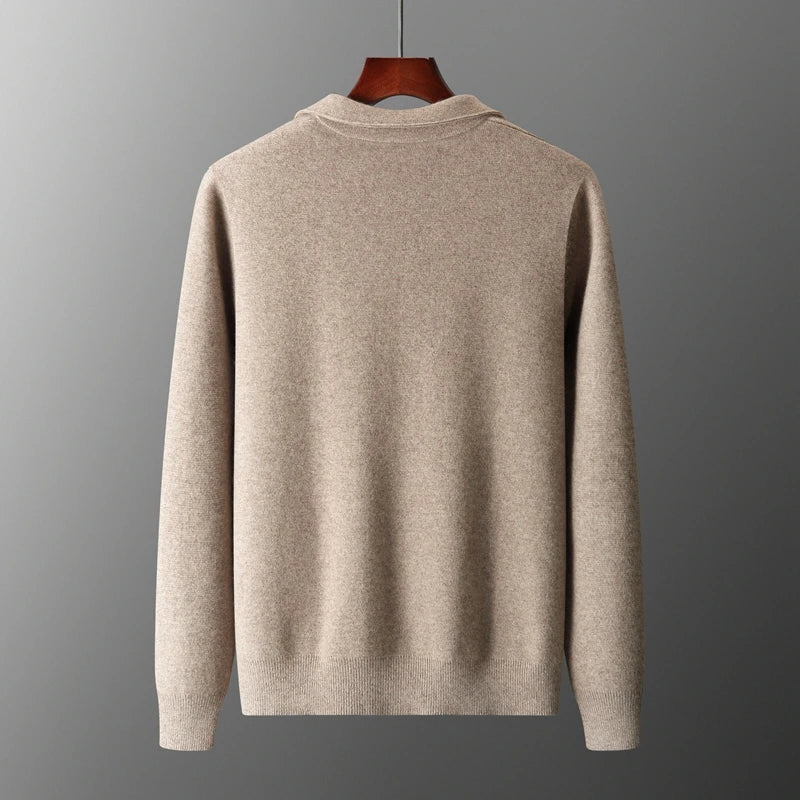Jackson - Stylish Full Zip Cashmere Cardigan