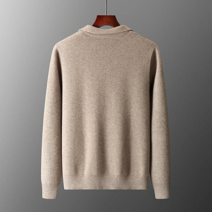 Jackson - Stylish Full Zip Cashmere Cardigan