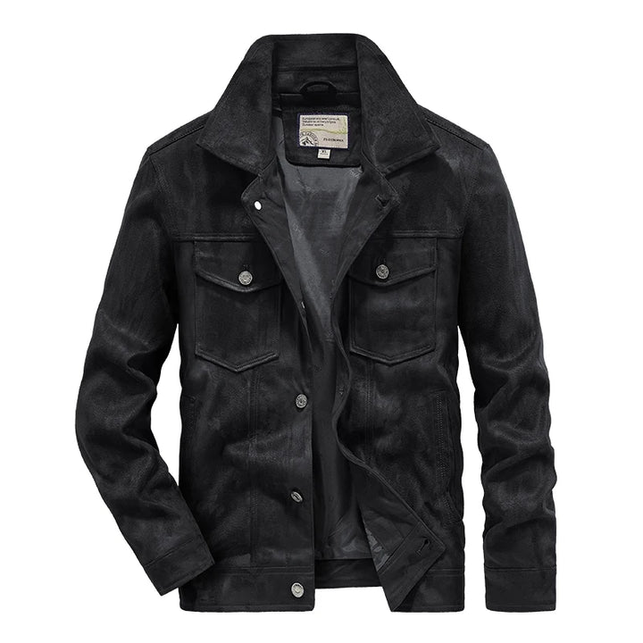 Noah - Comfortable Proud American Suede Leather Jacket