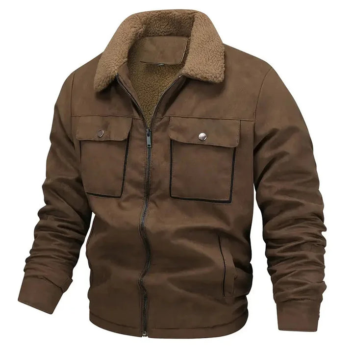 Jackson - Comfortable Fleece Suede Jacket