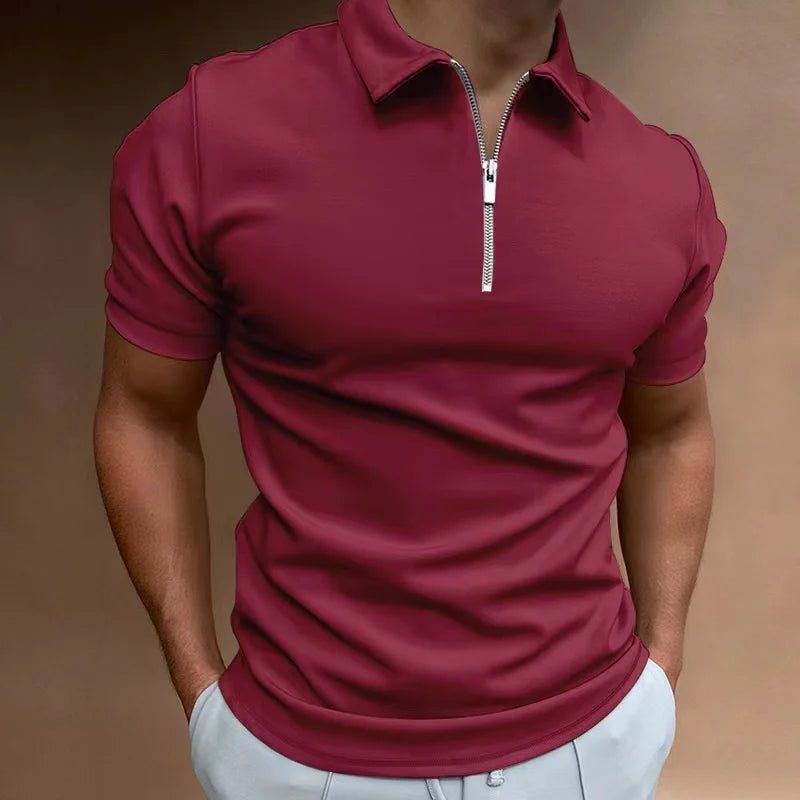 Liam - Classic Zip Polo Shirt