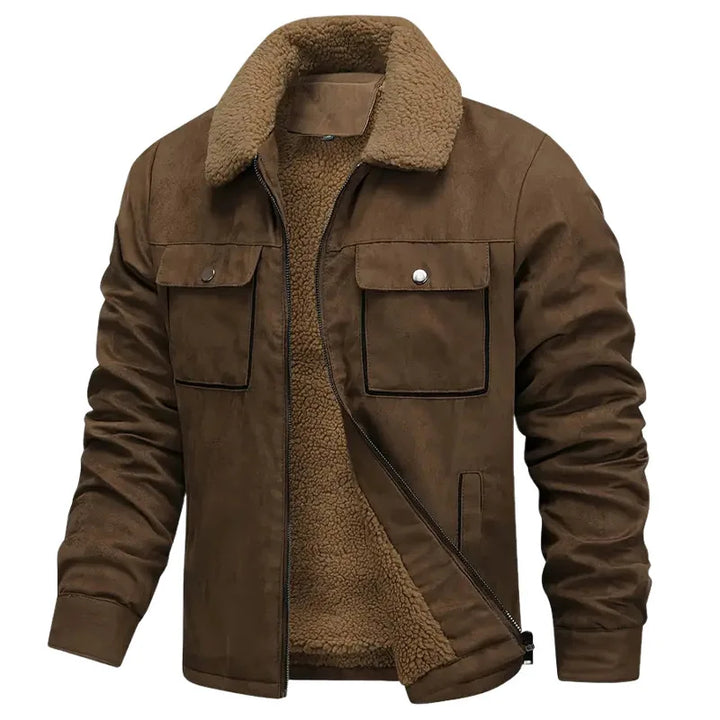 Jackson - Comfortable Fleece Suede Jacket