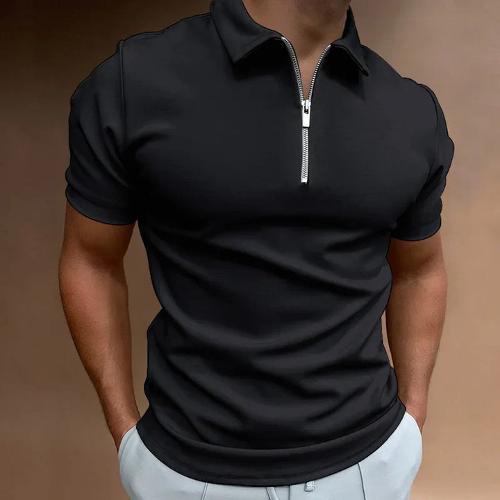 Liam - Classic Zip Polo Shirt