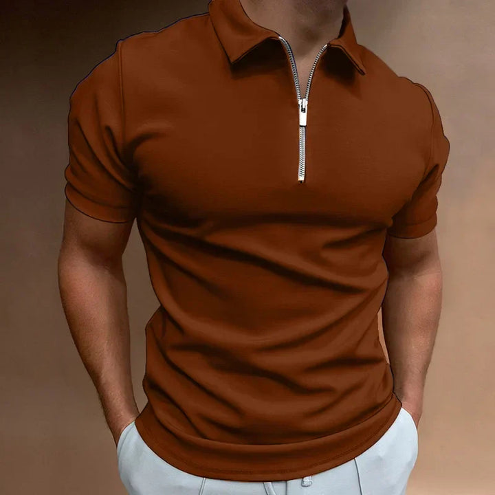 Liam - Classic Zip Polo Shirt