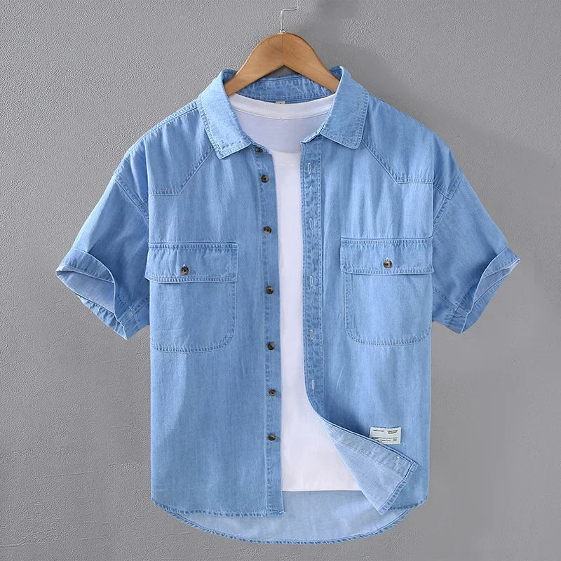 Sebastian - Stylish Denim Shirt
