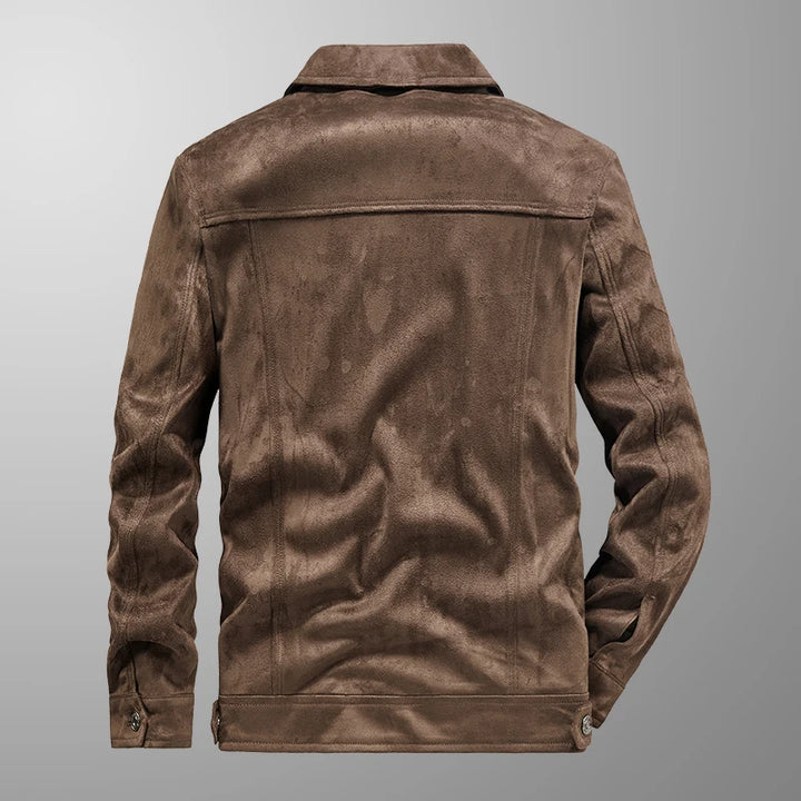 Noah - Comfortable Proud American Suede Leather Jacket