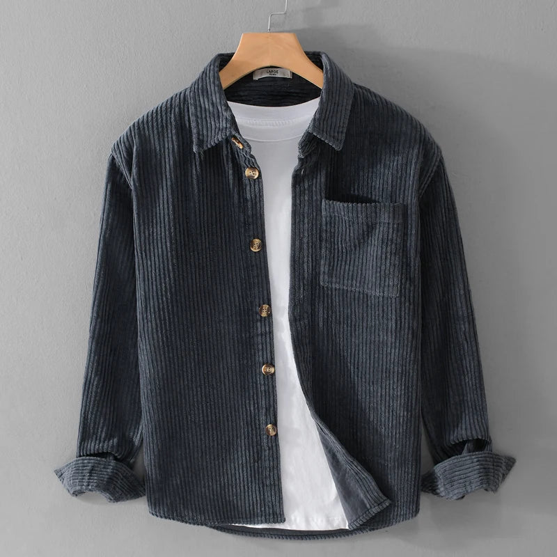 Hunter - Corduroy Shirt with Long Sleeves