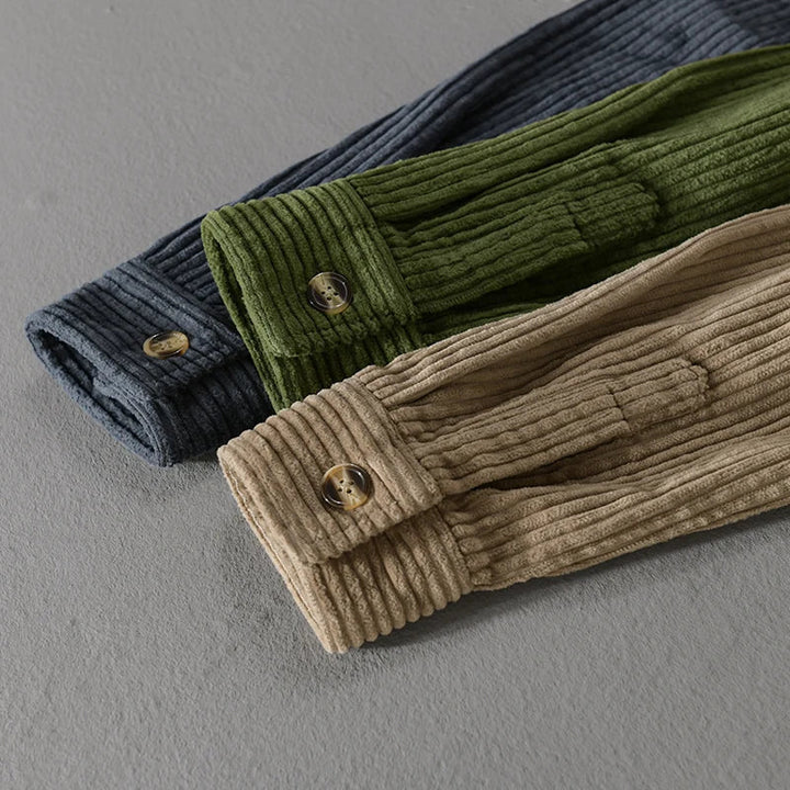 Hunter - Corduroy Shirt with Long Sleeves