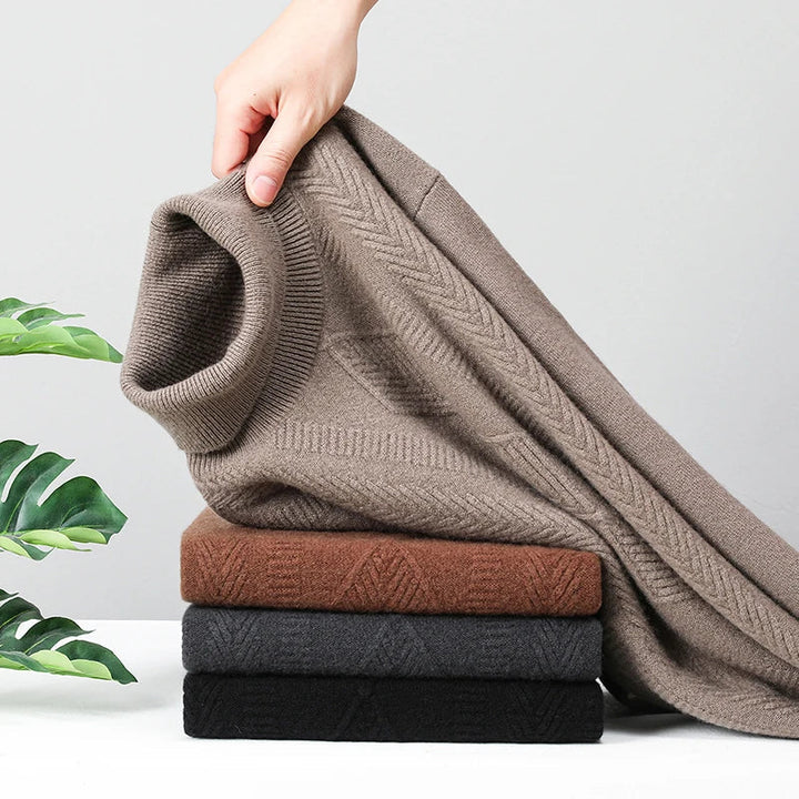 Ethan - Comfortable Soft Pure Wool Sweater