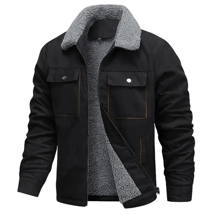 Jackson - Comfortable Fleece Suede Jacket