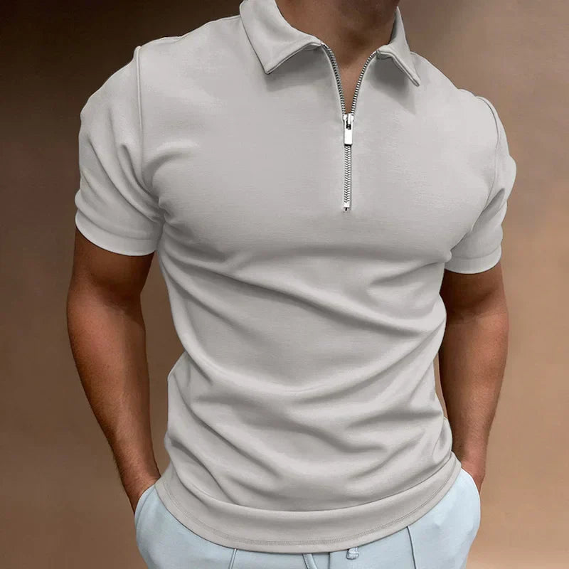 Liam - Classic Zip Polo Shirt