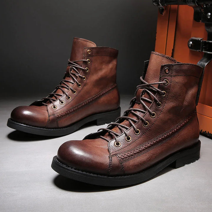 Grayson - Orthopedic Vegan Leather Winter Boots