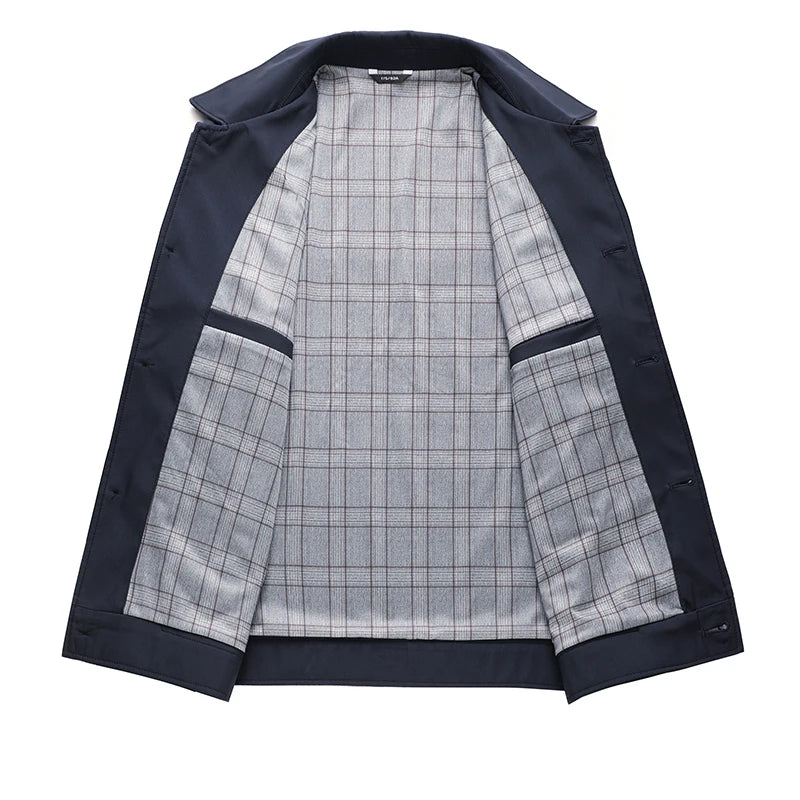 Levi - Stylish Checkered Coat