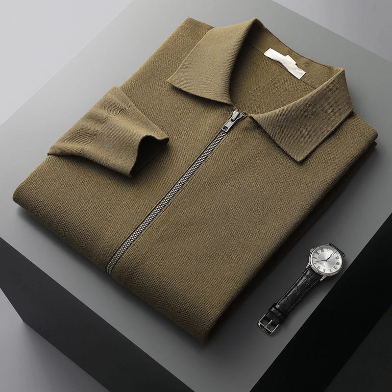 Jackson - Stylish Full Zip Cashmere Cardigan