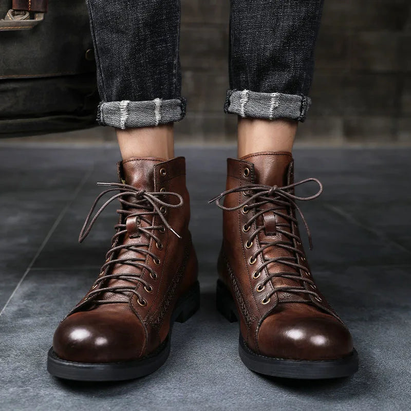 Grayson - Orthopedic Vegan Leather Winter Boots