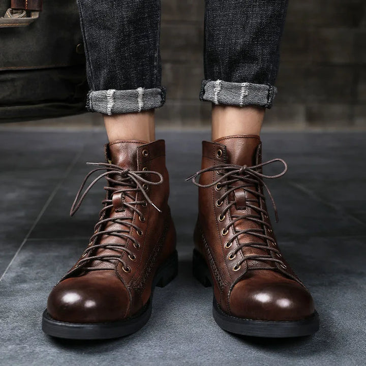 Grayson - Orthopedic Vegan Leather Winter Boots