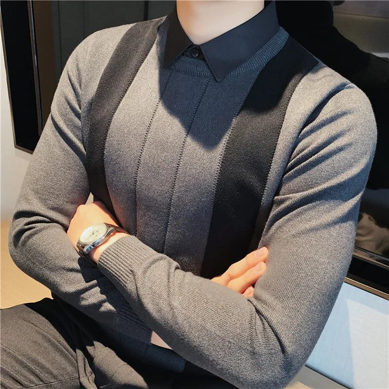 Elijah - Classic Striped Knitted Sweater