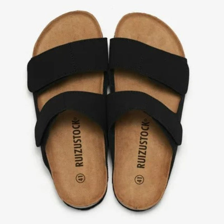 Logan - Trendy Non-Slip Suede Leather Sandals