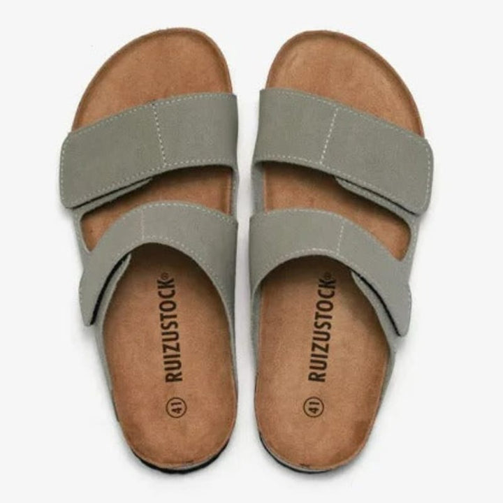 Logan - Trendy Non-Slip Suede Leather Sandals