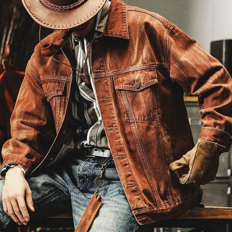 Isaac – Stylish Vintage Denim Jacket
