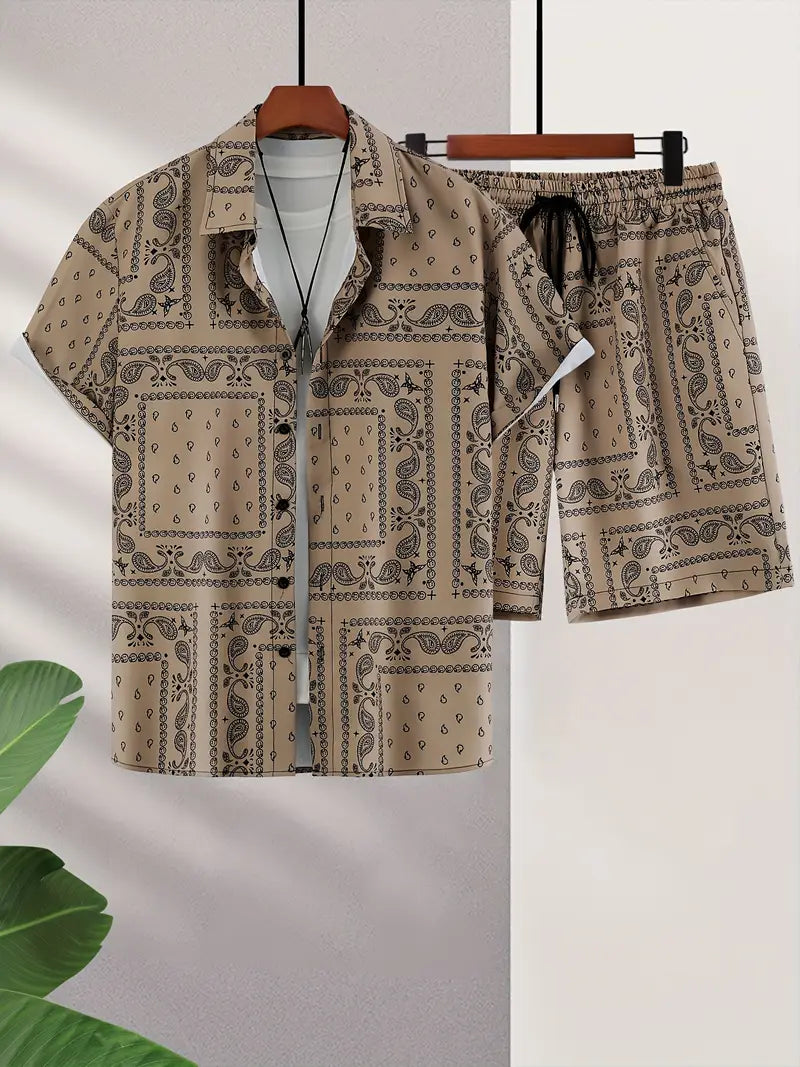 Lucas - Stylish Paisley Print Set