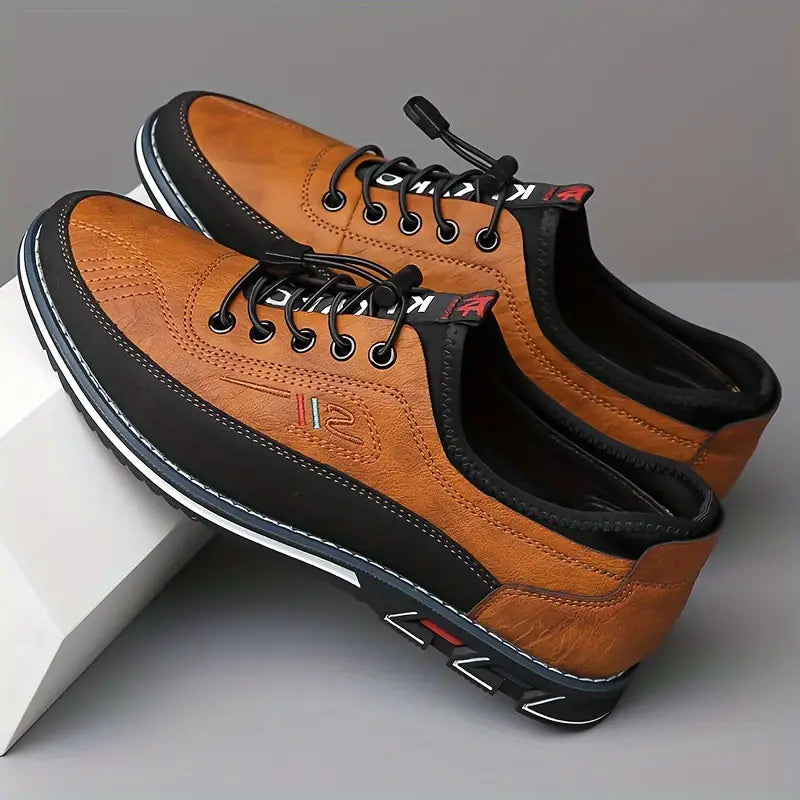 Logan - Comfortable Handcrafter Leather Shoes with Orthopedic Support