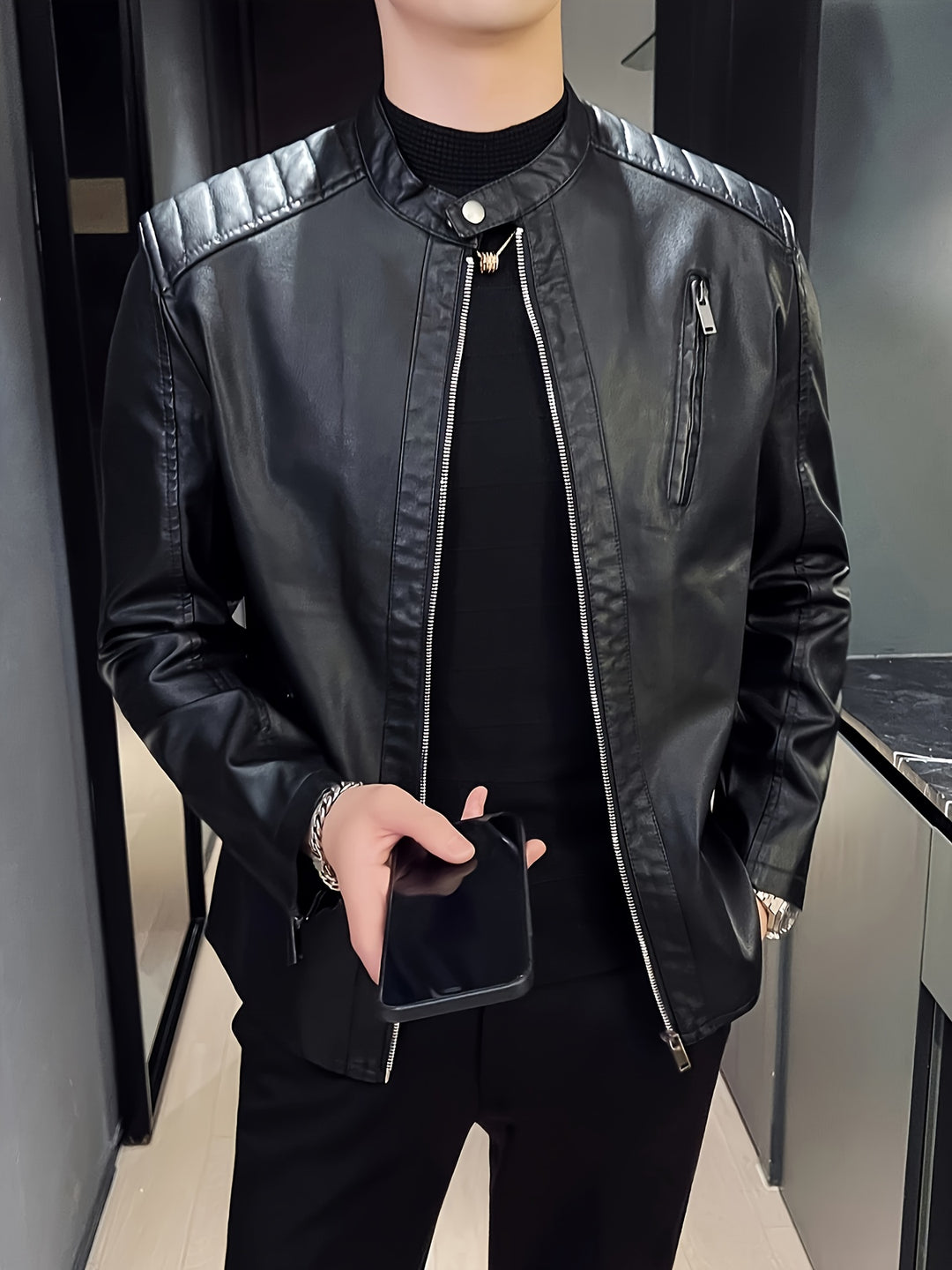 Levi - Comfortable Proud American Leather Jacket