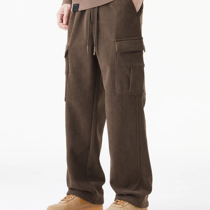 James - Comfortable Fleece Lined Corduroy Pants