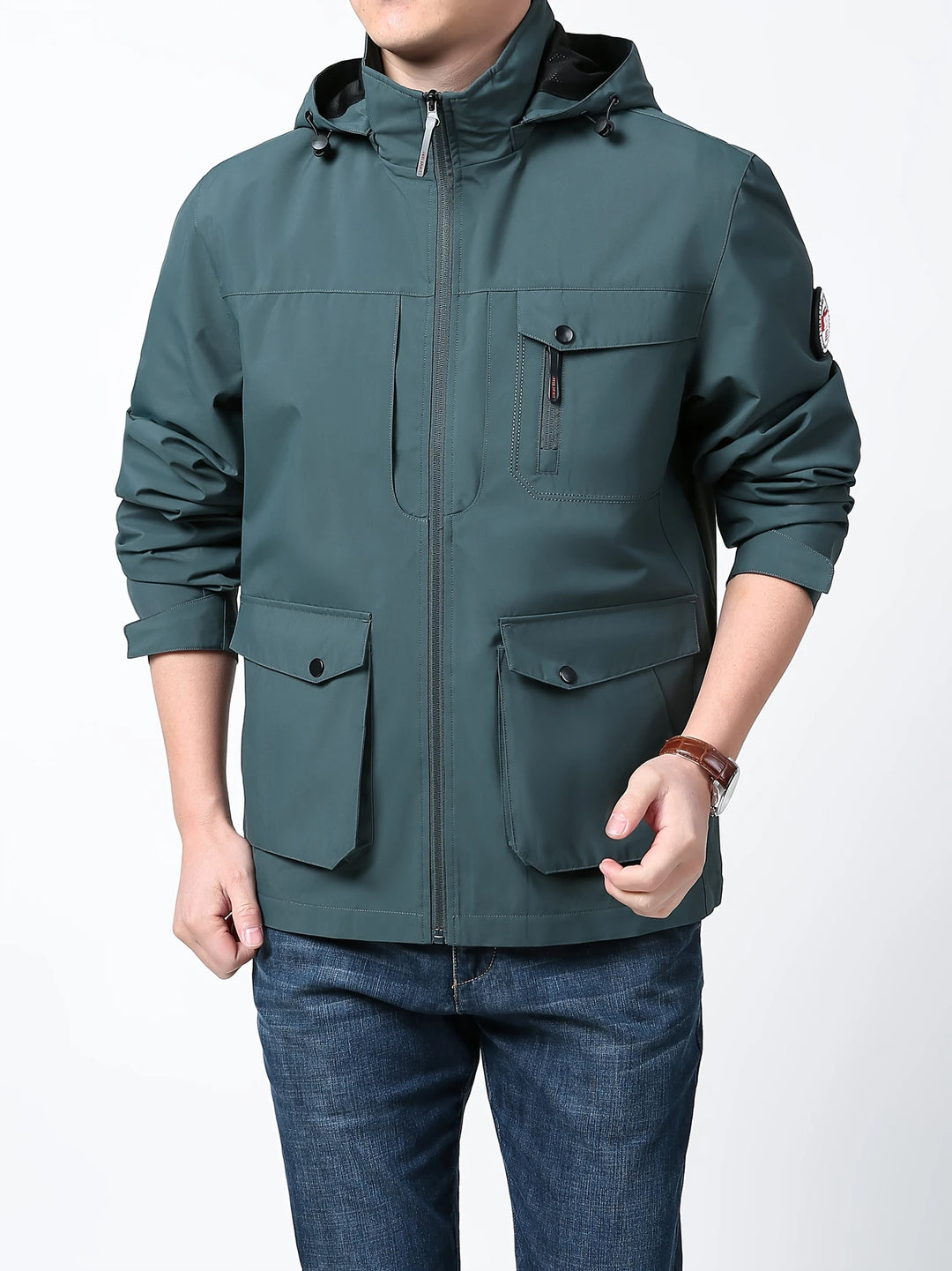 Henry - Comfortable Waterproof Jacket with Detachable Hood