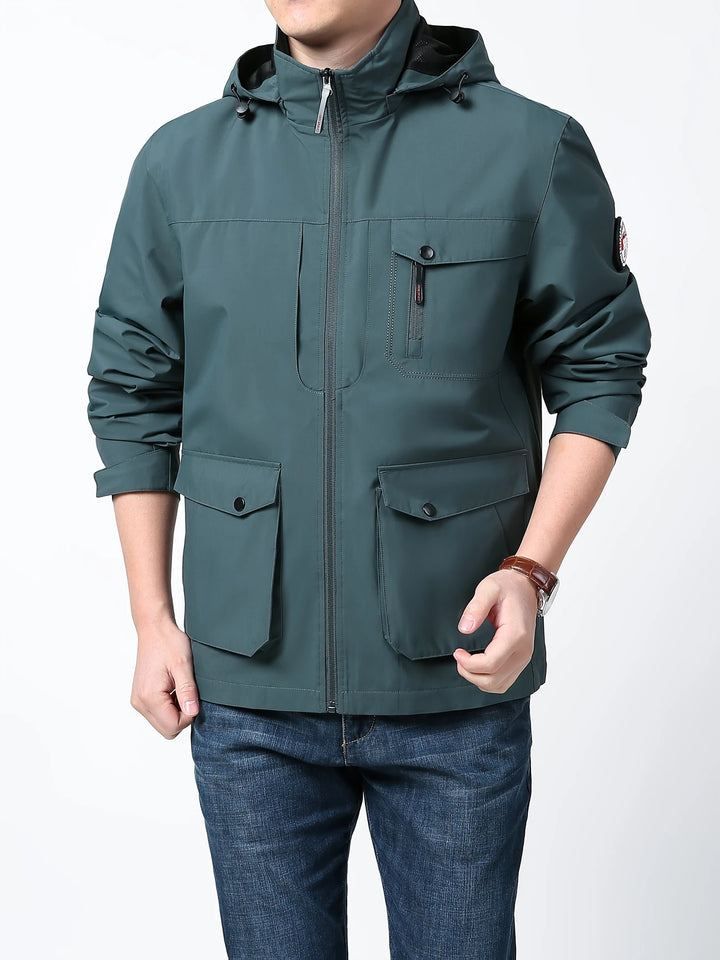 Henry - Comfortable Waterproof Jacket with Detachable Hood