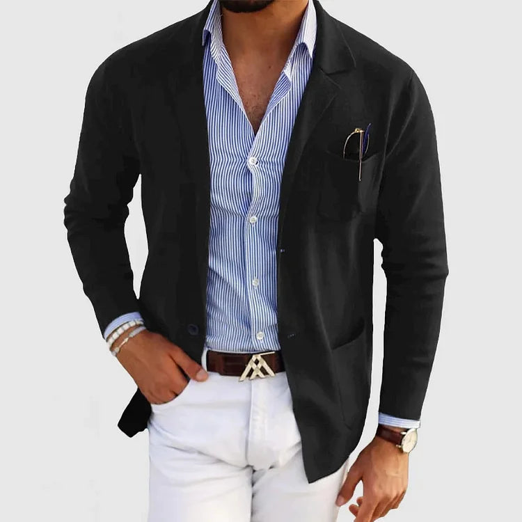 Liam - Sophisticated Wrap Cardigan