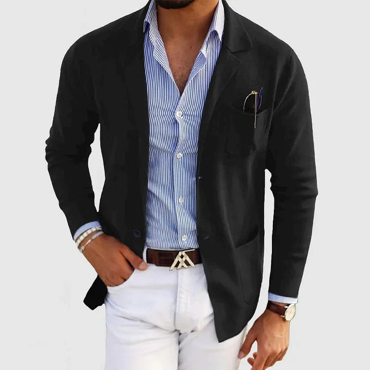 Liam - Sophisticated Wrap Cardigan