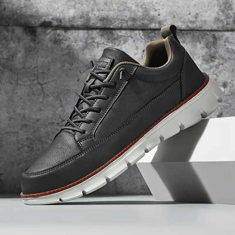 Wyatt - Comfortable Leather Sneakers