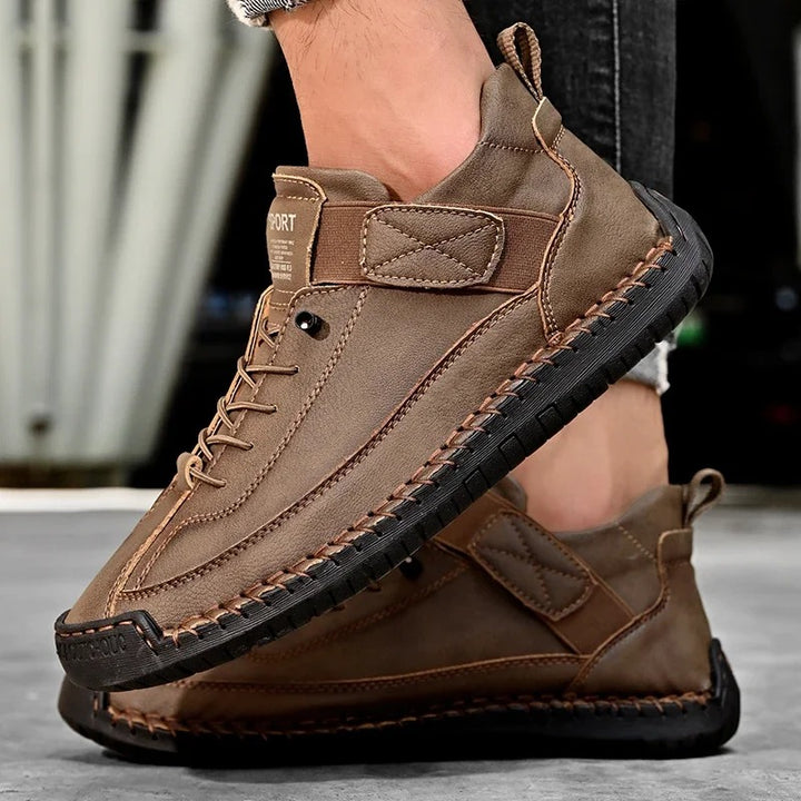 James - Vintage-Inspired Ankle Leather Boots
