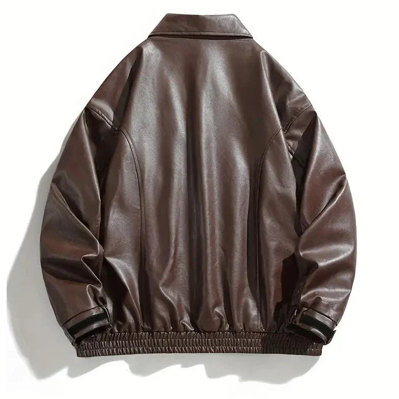 Carter - Comfortable Proud American Leather Jacket