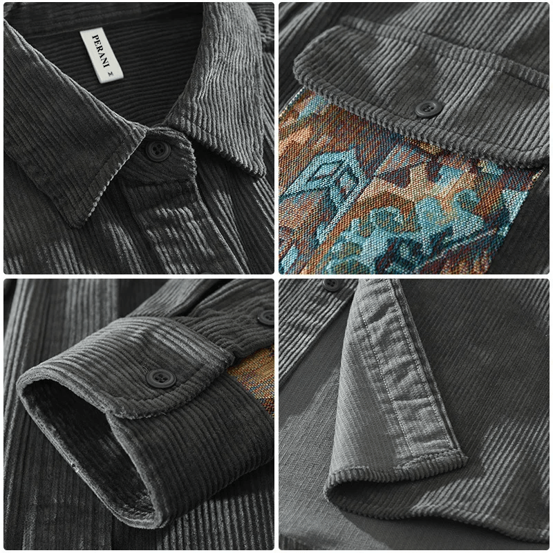 Benjamin - Comfortable Cordroy Long Sleeve Shirt