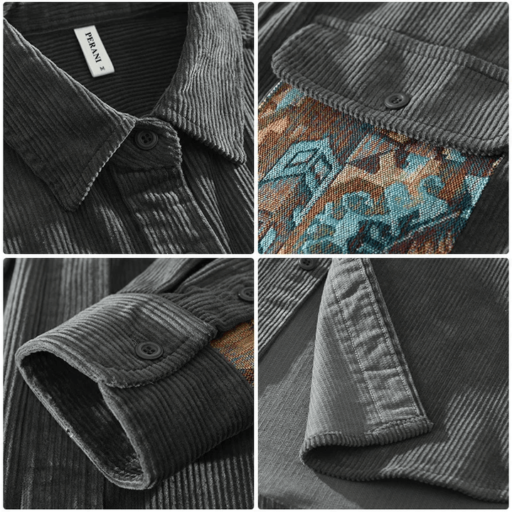 Benjamin - Comfortable Cordroy Long Sleeve Shirt