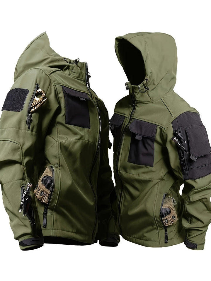 Cole - Comfortable Hooded Jacket with Multiple Pockets