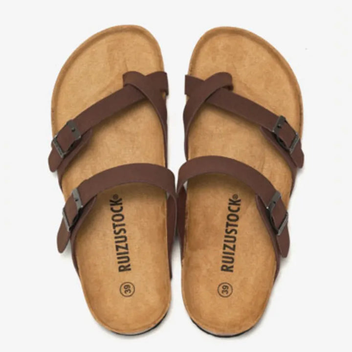 Levi - Stylish Summer Suede Leather Sandals
