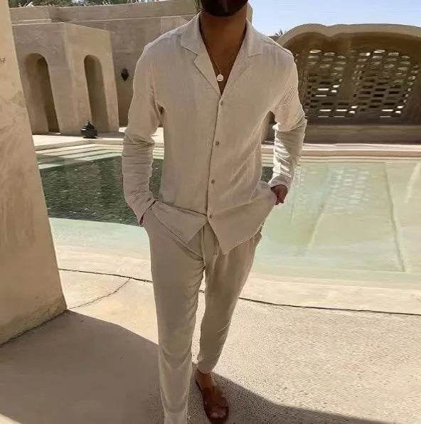 James - Stylish Linen Set