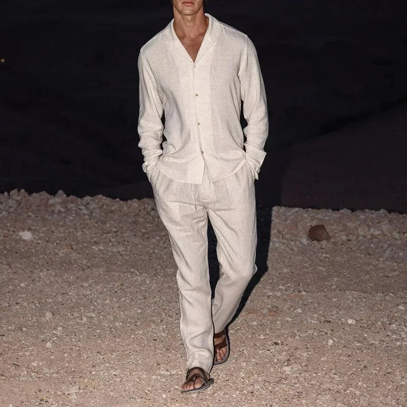 James - Stylish Linen Set