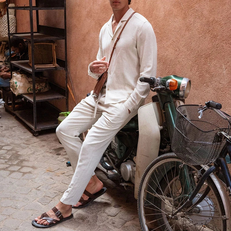 James - Stylish Linen Set