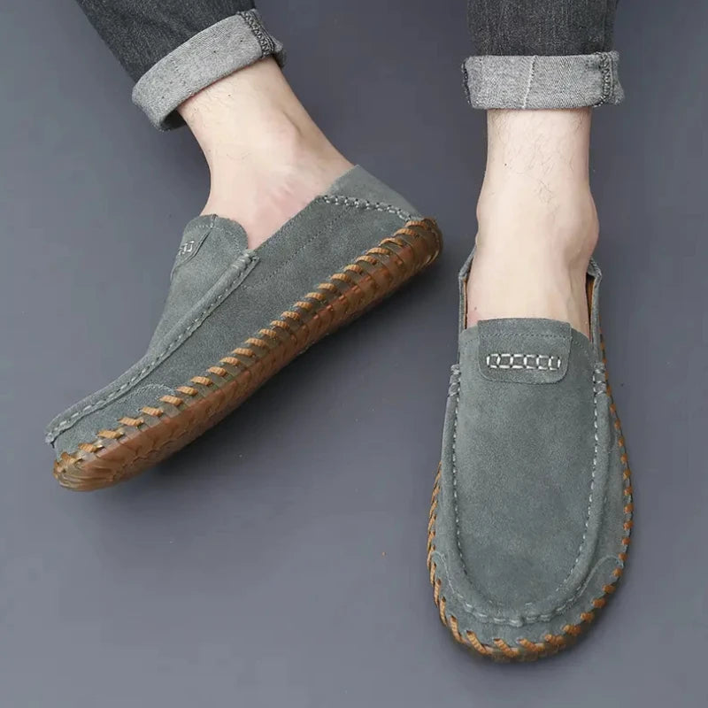 Noah - Classic Breathable Suede Leather Loafers