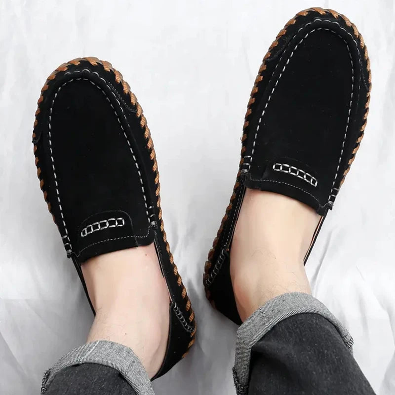 Noah - Classic Breathable Suede Leather Loafers