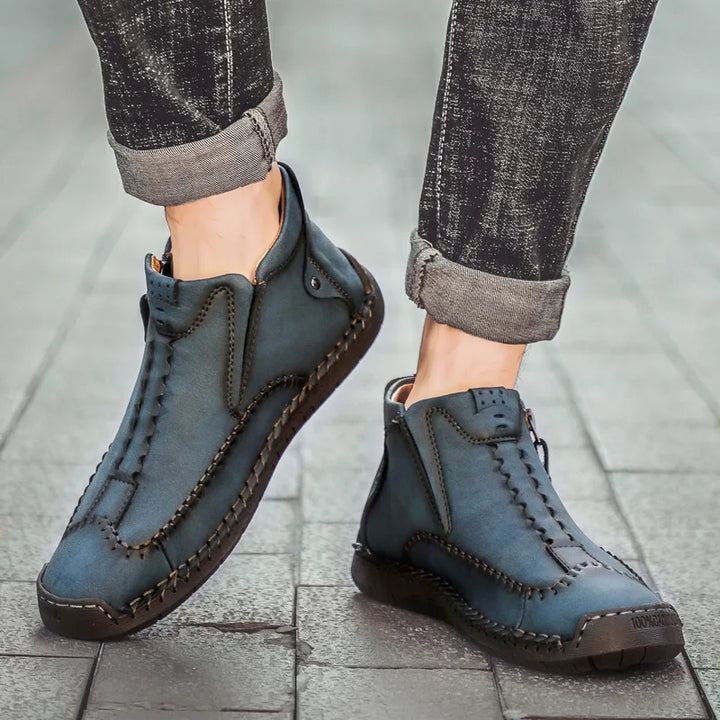 Owen - Handcrafted Slip-On Orthopedic Leather Loafers