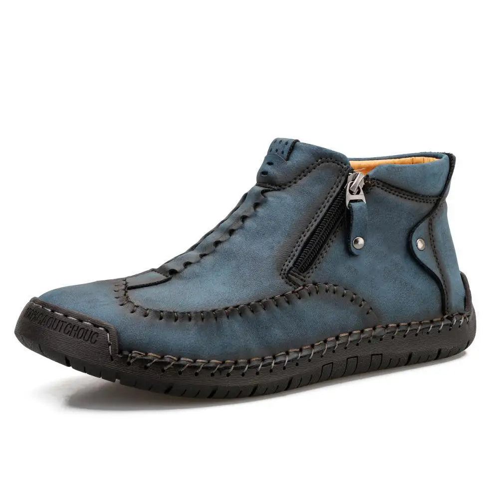 Owen - Handcrafted Slip-On Orthopedic Leather Loafers