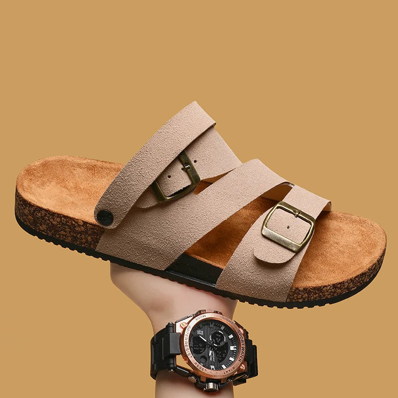 Benjamin - Comfortable Orthopedic Suede Leather Slippers