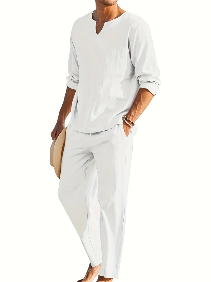 Samuel - Casual Solid Color Lounge Set