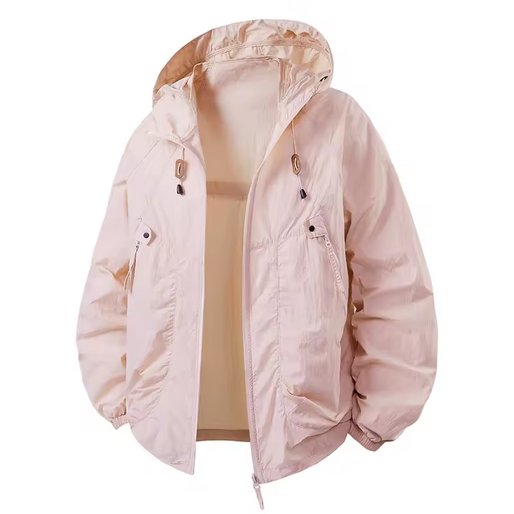 Carter - Outdoor Waterproof Windbreaker Jacket with Adjustable Hood
