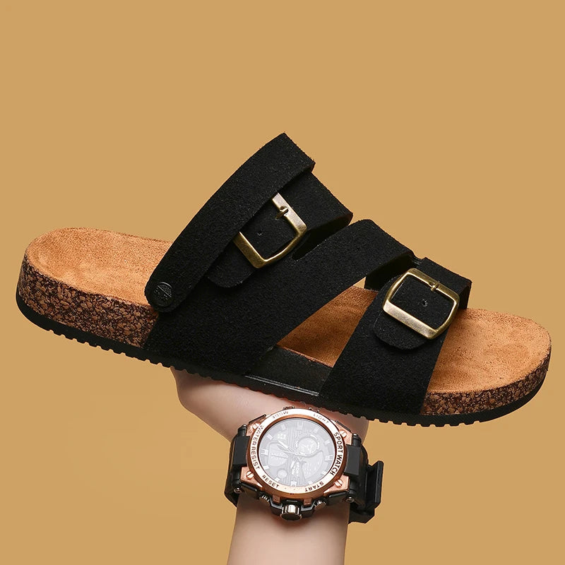 Benjamin - Comfortable Orthopedic Suede Leather Slippers